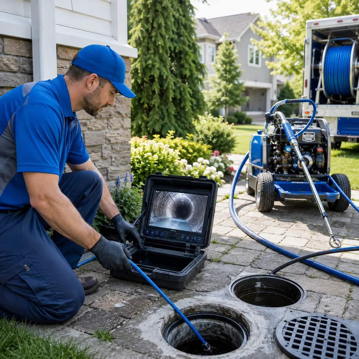 Outdoor drain cleaning professionals serving Corning, KS